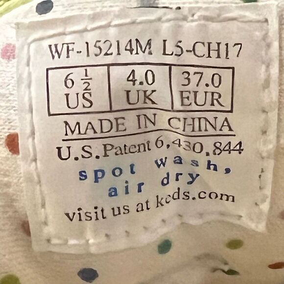 Womens KEDS Micro Stretch Lime Green Slip On Shoes / Size 6.5 - Picture 8 of 9